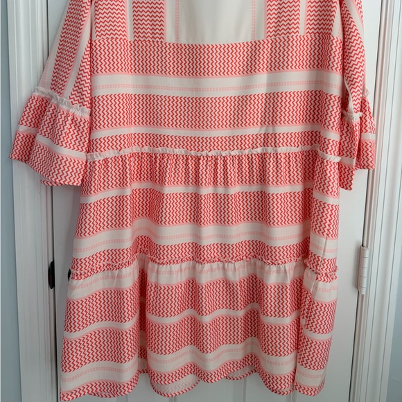 Mazik Orange & White Patterned Dress - Picture 4 of 10